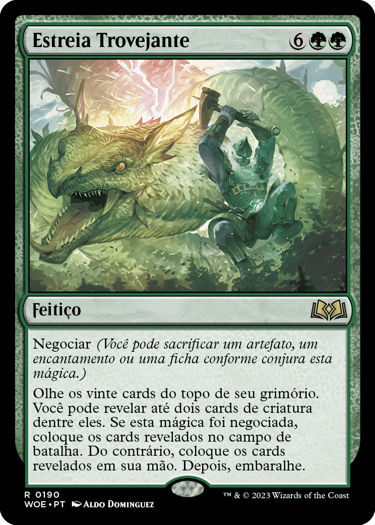 Estreia Trovejante / Thunderous Debut - Magic: The Gathering - MoxLand