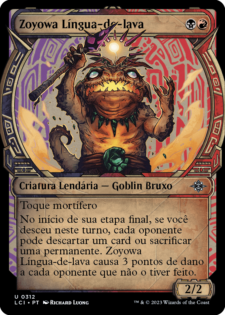 Zoyowa Língua-de-lava / Zoyowa Lava-Tongue - Magic: The Gathering - MoxLand