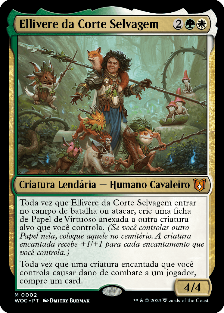 Ellivere da Corte Selvagem / Ellivere of the Wild Court - Magic: The Gathering - MoxLand