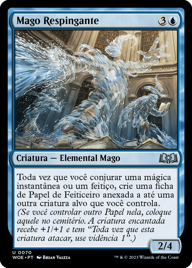 Mago Respingante / Splashy Spellcaster - Magic: The Gathering - MoxLand