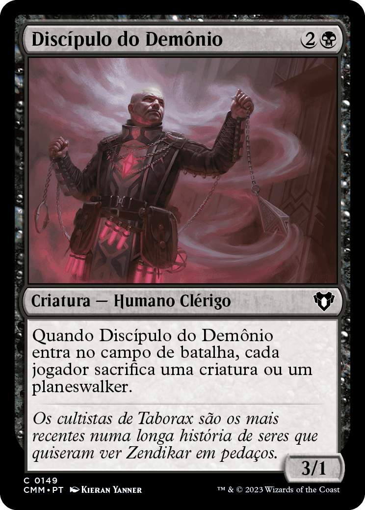 Discípulo do Demônio / Demon's Disciple - Magic: The Gathering - MoxLand