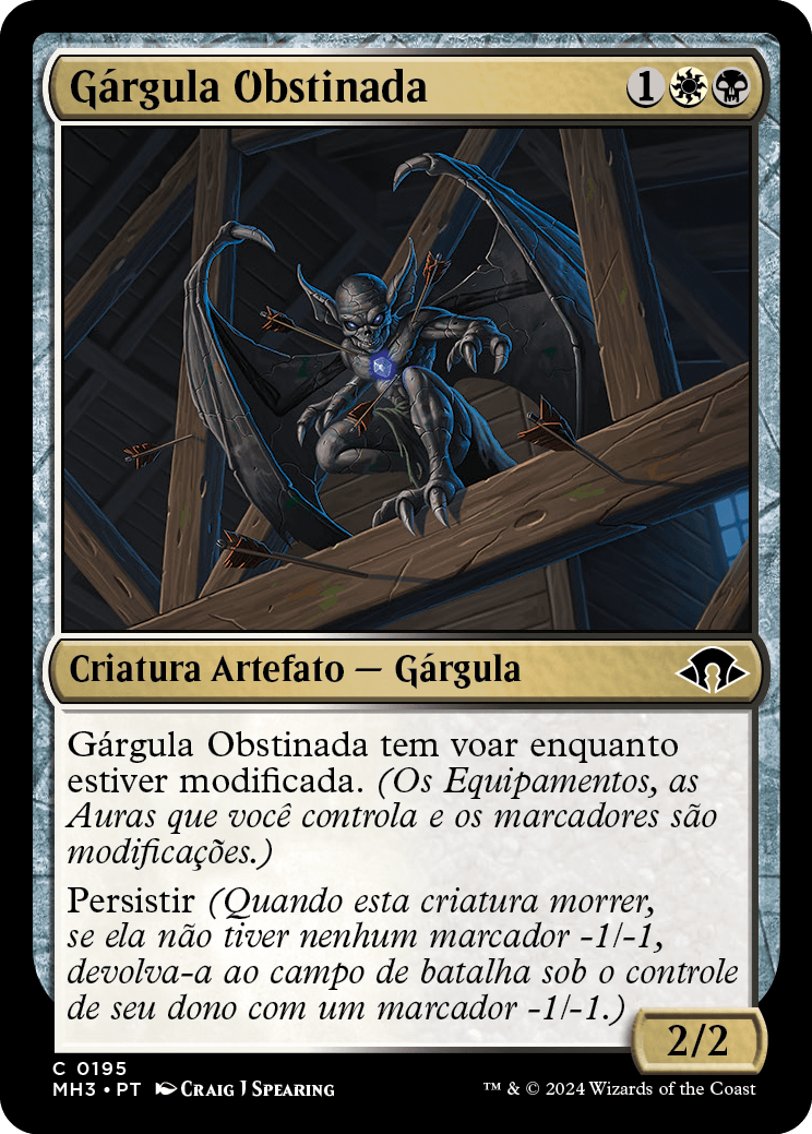 Gárgula Obstinada / Obstinate Gargoyle - Magic: The Gathering - MoxLand
