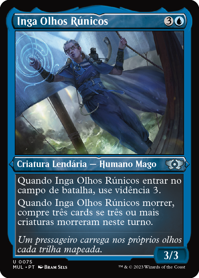 Inga Olhos Rúnicos / Inga Rune-Eyes - Magic: The Gathering - MoxLand