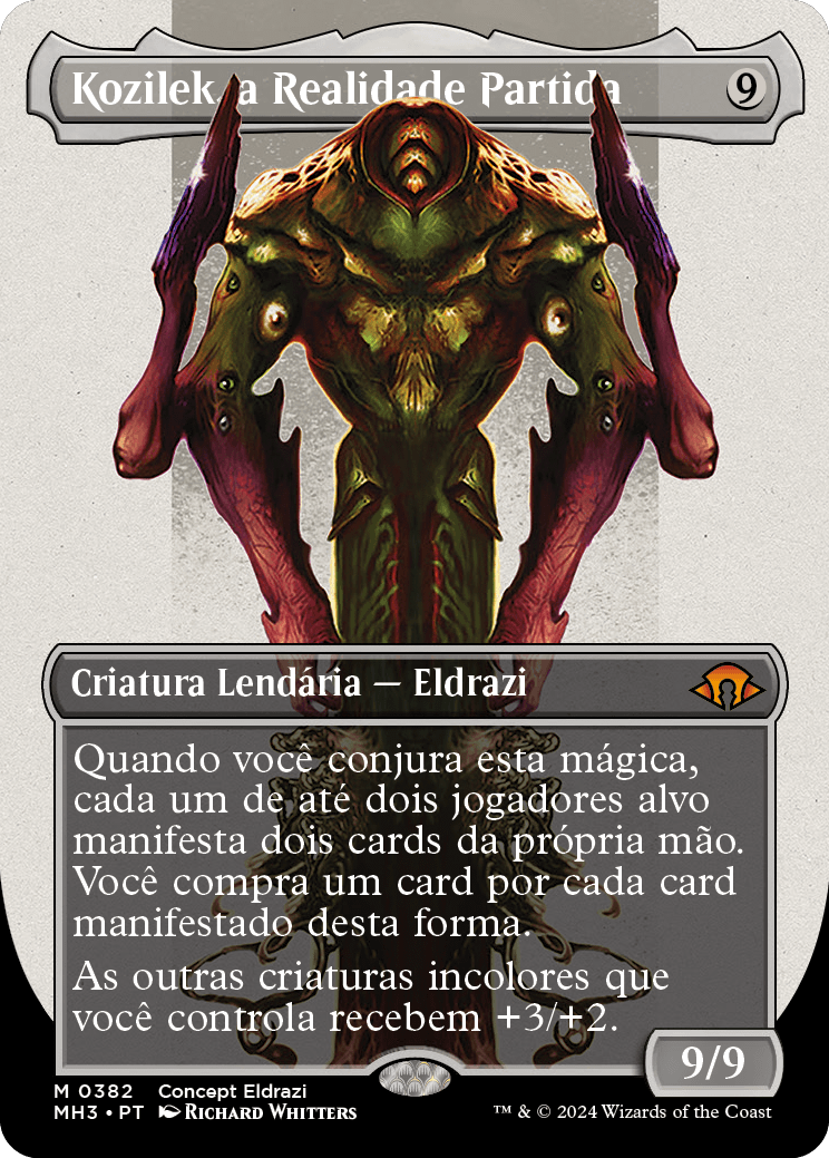Kozilek, a Realidade Partida / Kozilek, the Broken Reality - Magic: The Gathering - MoxLand