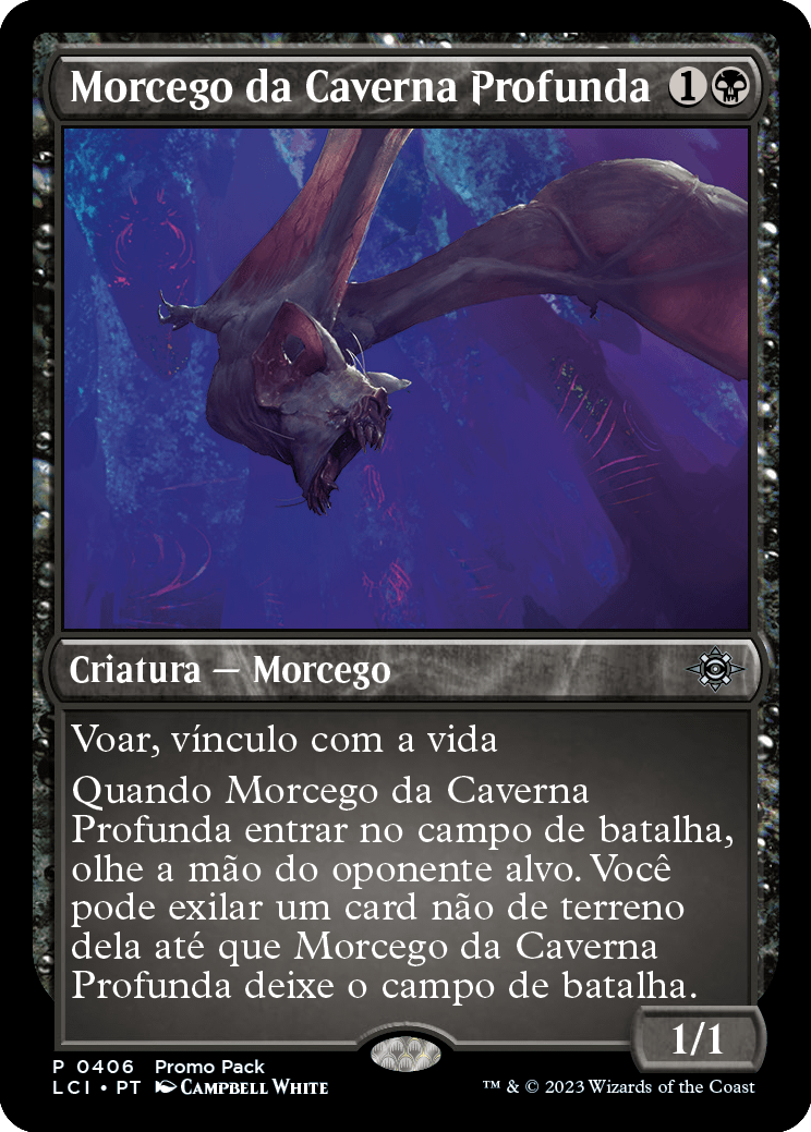 Morcego da Caverna Profunda / Deep-Cavern Bat - Magic: The Gathering - MoxLand