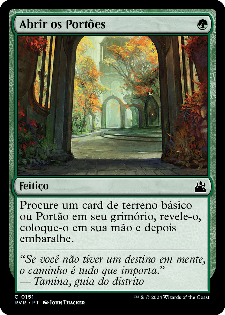 Abrir os Portões / Open the Gates - Magic: The Gathering - MoxLand