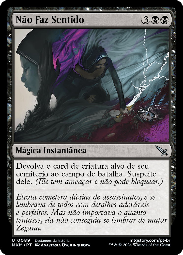 Não Faz Sentido / It Doesn't Add Up - Magic: The Gathering - MoxLand