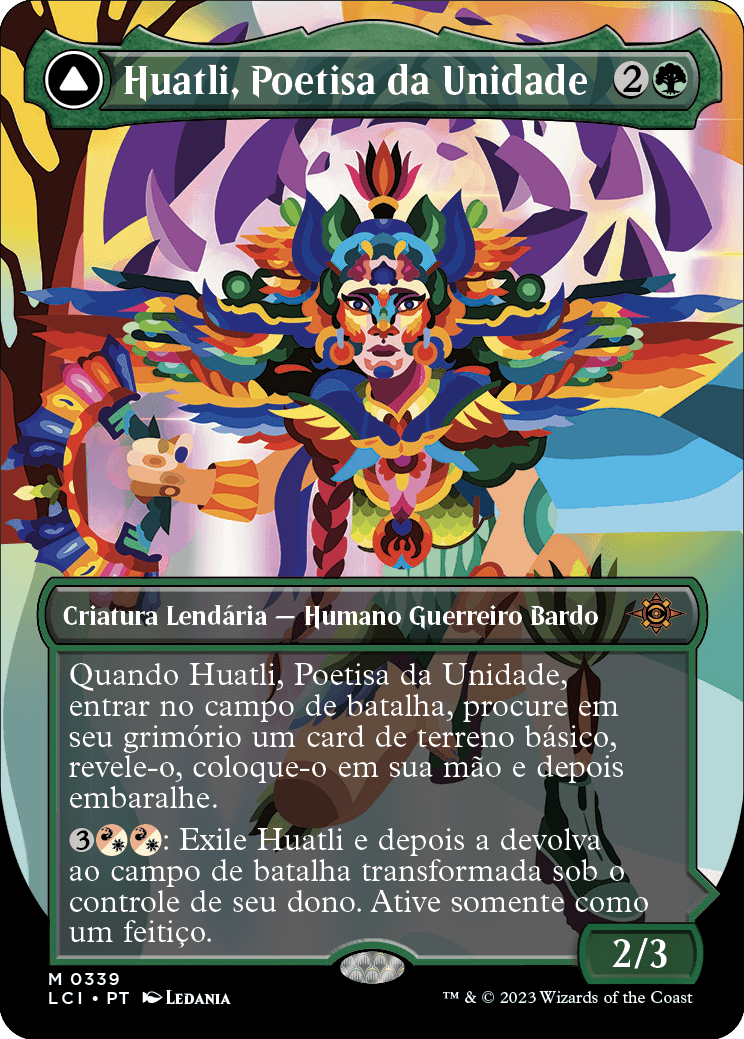 Huatli, Poetisa da Unidade / Huatli, Poet of Unity - Magic: The Gathering - MoxLand