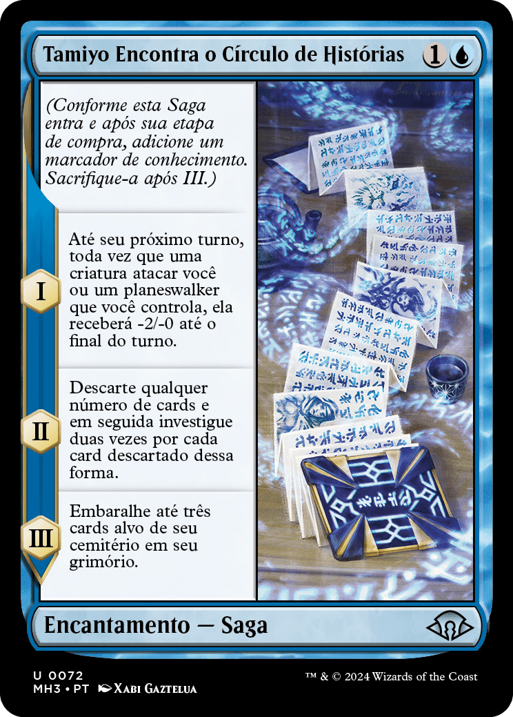 Tamiyo Encontra o Círculo de Histórias / Tamiyo Meets the Story Circle - Magic: The Gathering - MoxLand
