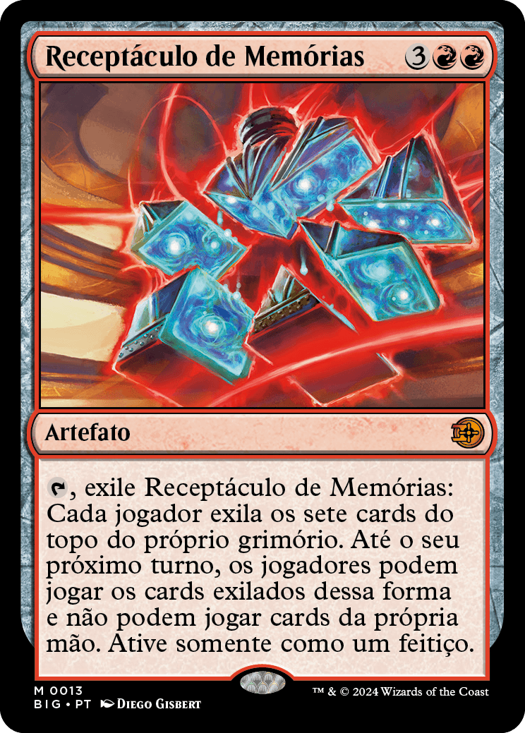 Receptáculo de Memórias / Memory Vessel - Magic: The Gathering - MoxLand