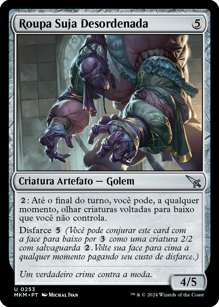 Roupa Suja Desordenada / Lumbering Laundry - Magic: The Gathering - MoxLand