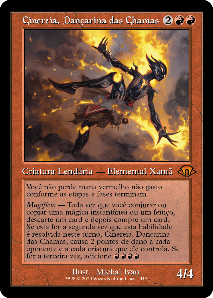 Cinereia, Dançarina das Chamas / Ashling, Flame Dancer - Magic: The Gathering - MoxLand