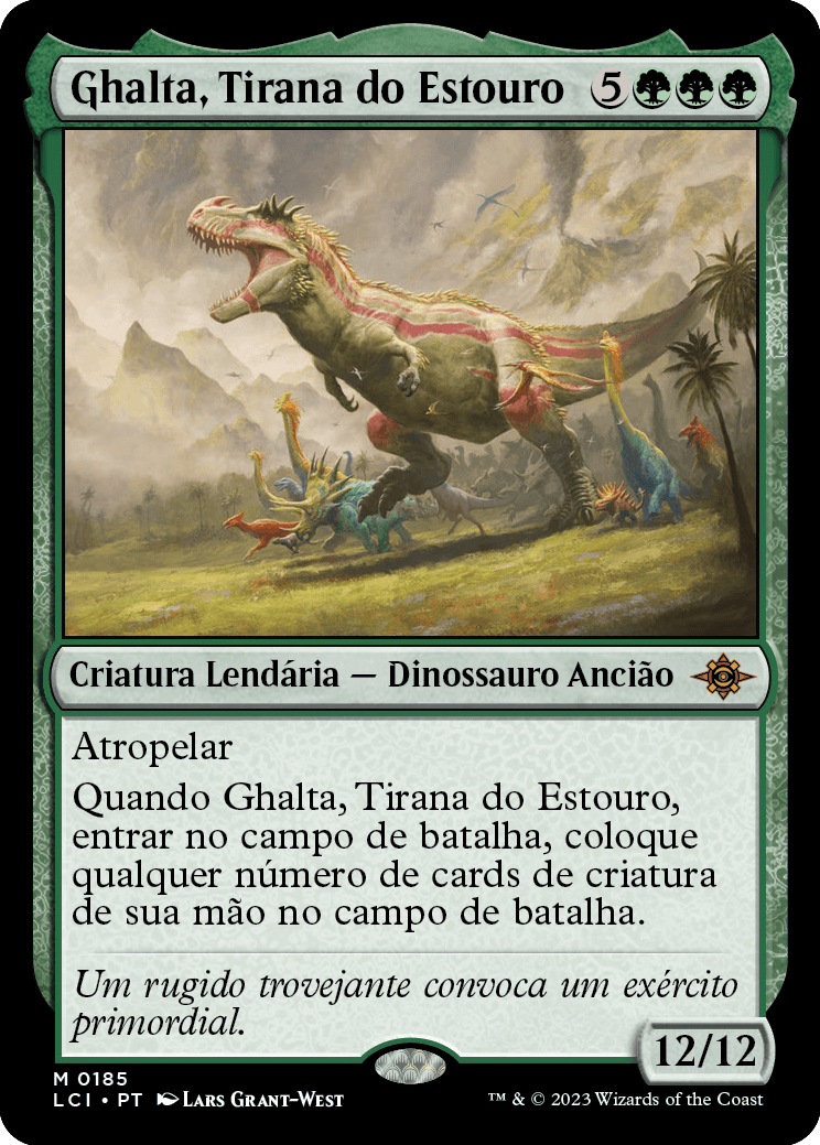 Ghalta, Tirana da Debandada / Ghalta, Stampede Tyrant - Magic: The Gathering - MoxLand