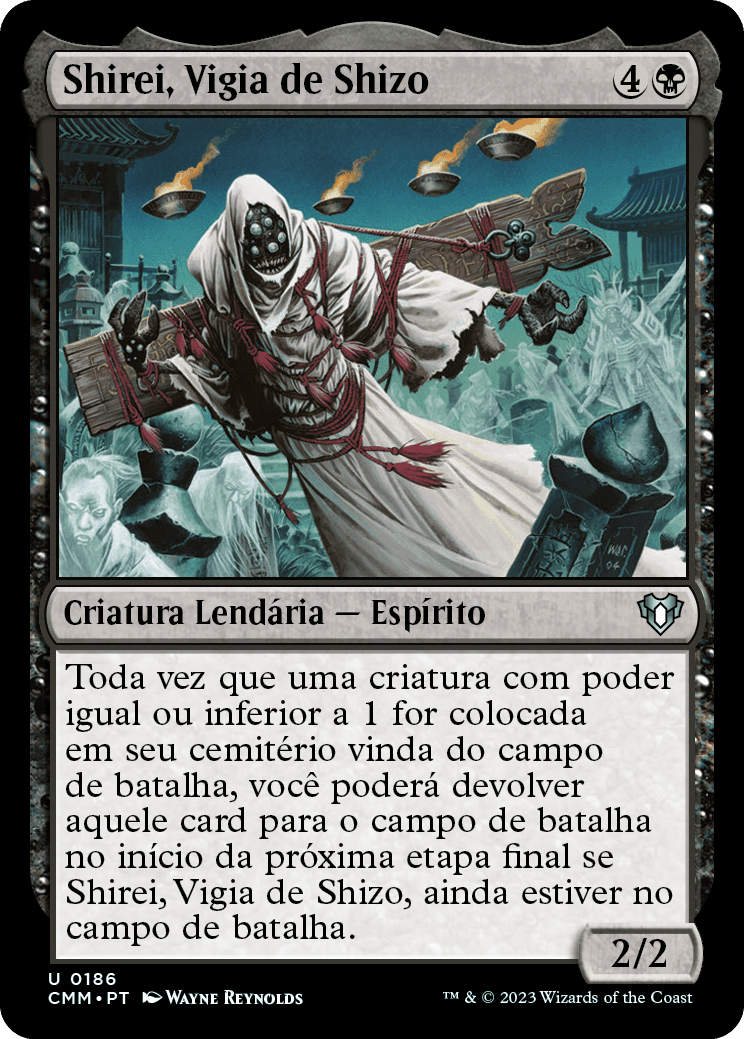 Shirei, Vigia de Shizo / Shirei, Shizo's Caretaker - Magic: The Gathering - MoxLand