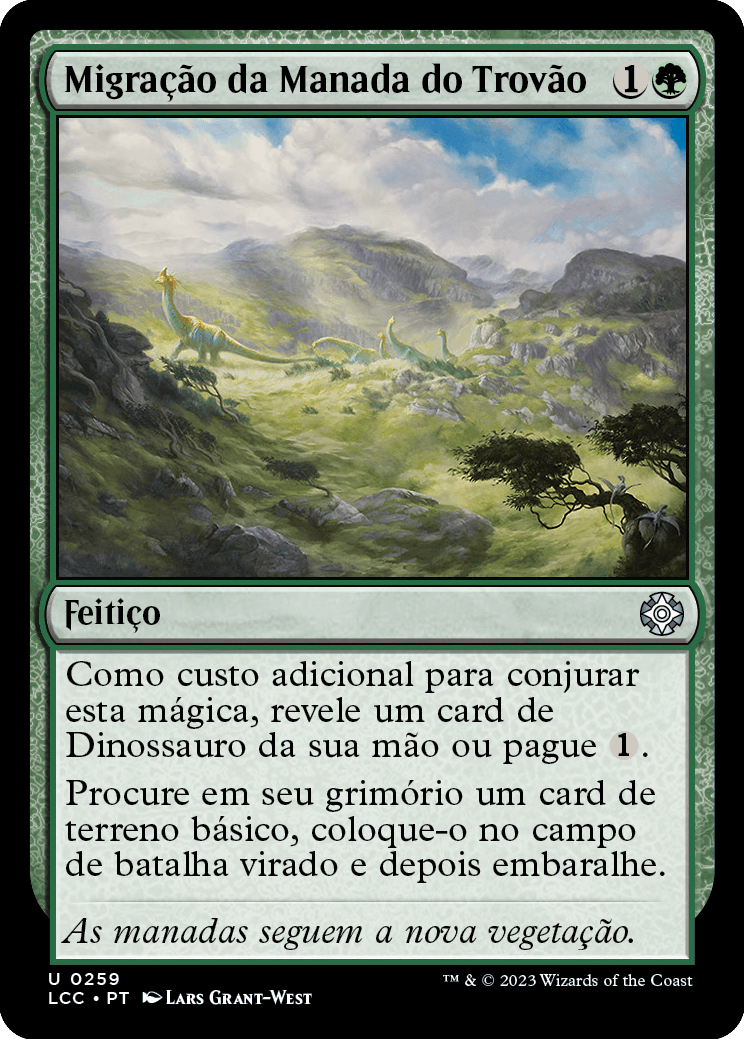 Migração da Manada do Trovão / Thunderherd Migration - Magic: The Gathering - MoxLand