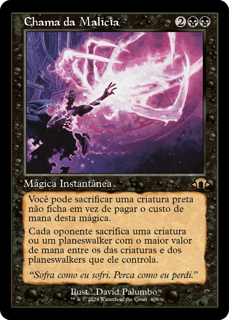 Chama da Malícia / Flare of Malice - Magic: The Gathering - MoxLand