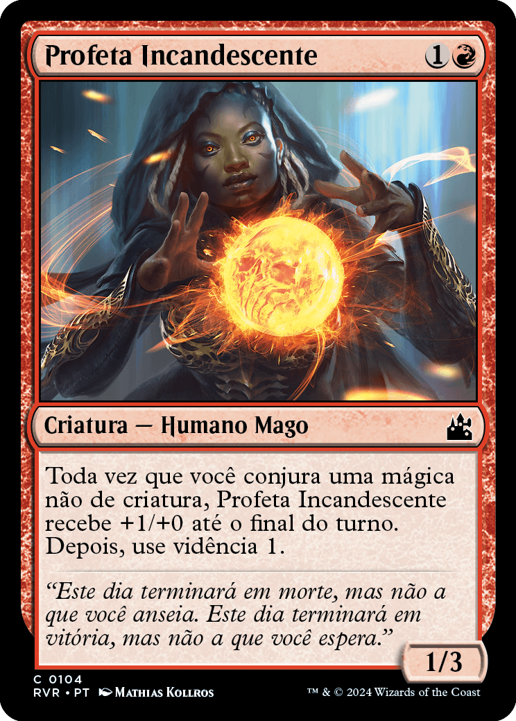 Profeta Incandescente / Burning Prophet - Magic: The Gathering - MoxLand