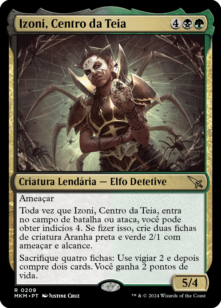 Izoni, Centro da Teia / Izoni, Center of the Web - Magic: The Gathering - MoxLand