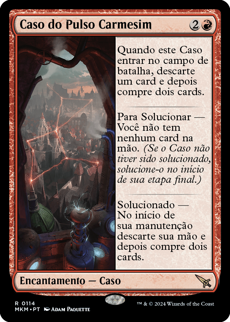 Caso do Pulso Carmesim / Case of the Crimson Pulse - Magic: The Gathering - MoxLand