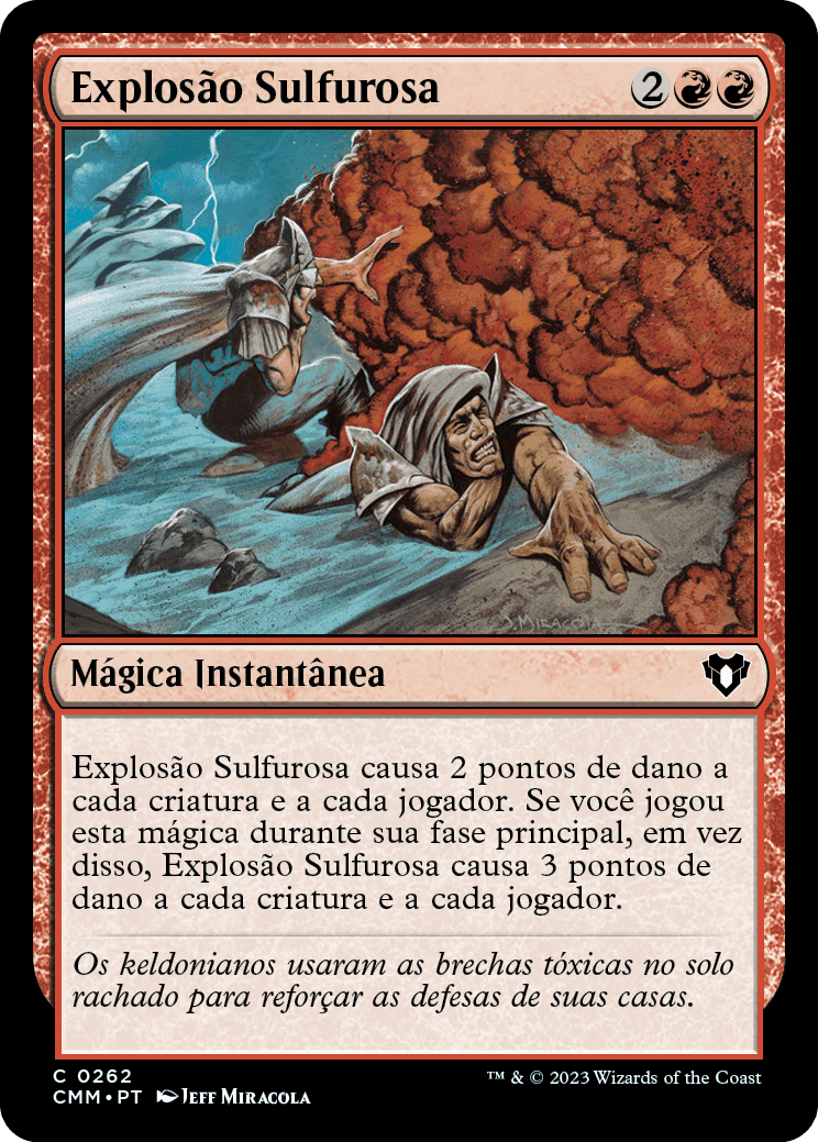 Explosão Sulfurosa / Sulfurous Blast - Magic: The Gathering - MoxLand