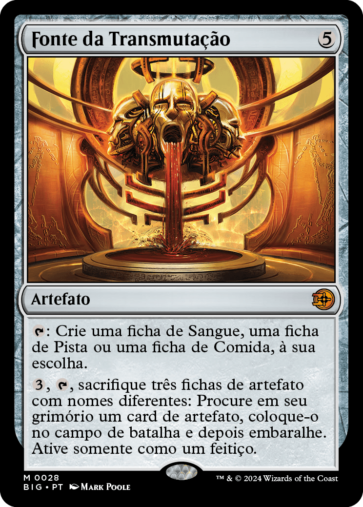 Fonte da Transmutação / Transmutation Font - Magic: The Gathering - MoxLand