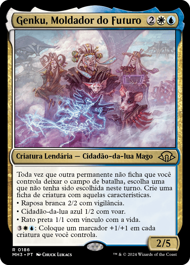 Genku, Moldador do Futuro / Genku, Future Shaper - Magic: The Gathering - MoxLand