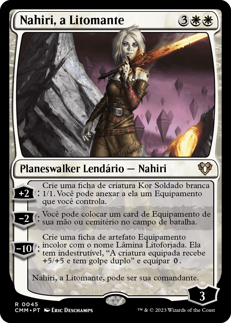 Nahiri, a Litomante / Nahiri, the Lithomancer - Magic: The Gathering - MoxLand