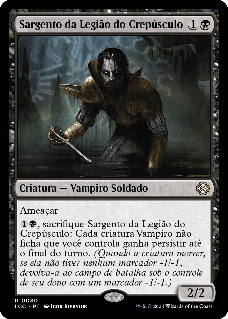 Sargento da Legião do Crepúsculo / Dusk Legion Sergeant - Magic: The Gathering - MoxLand