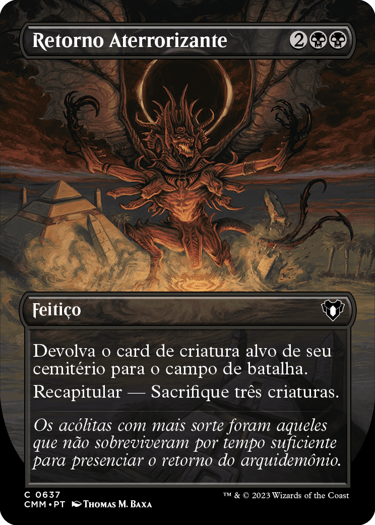 Retorno Aterrorizante / Dread Return - Magic: The Gathering - MoxLand