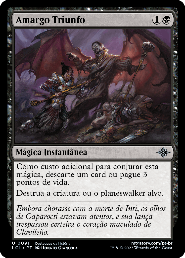 Amargo Triunfo / Bitter Triumph - Magic: The Gathering - MoxLand