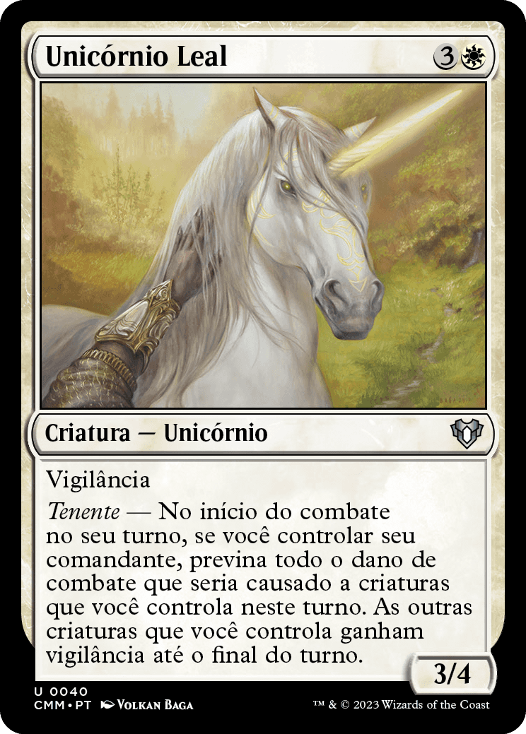 Unicórnio Leal / Loyal Unicorn - Magic: The Gathering - MoxLand