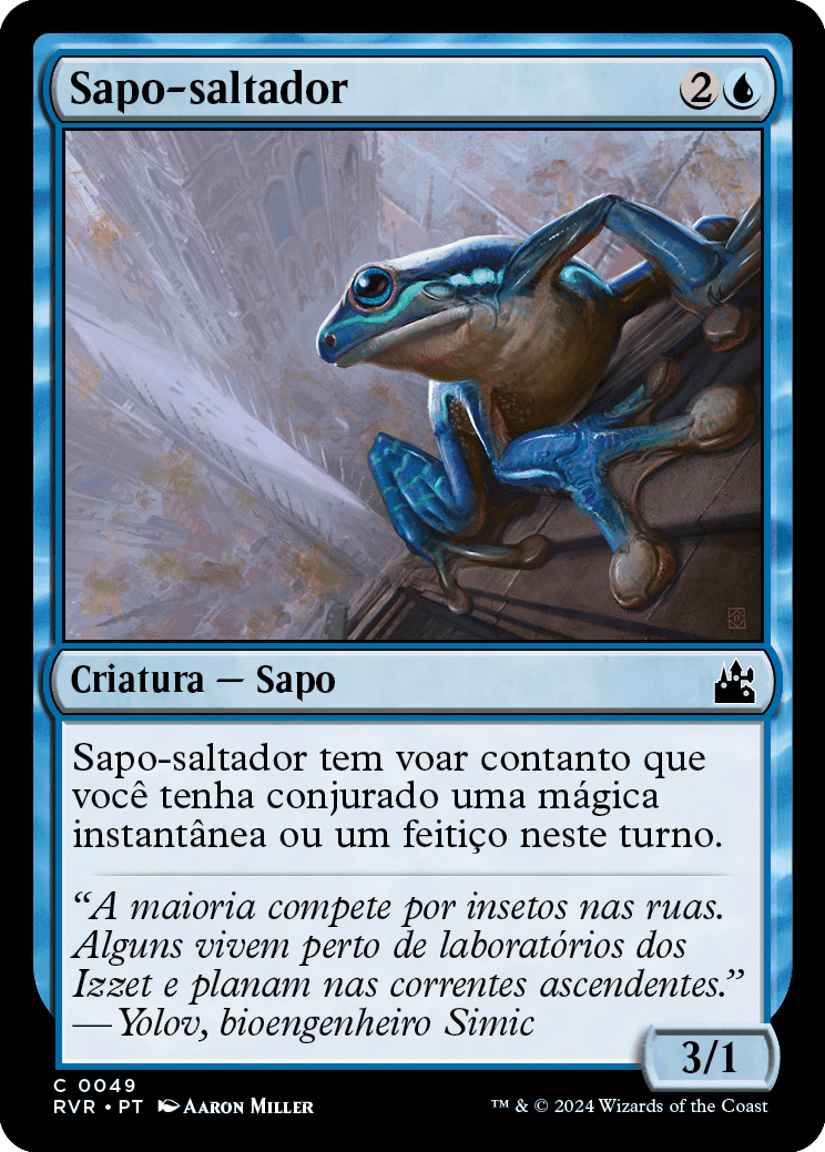 Sapo-saltador / Leapfrog - Magic: The Gathering - MoxLand