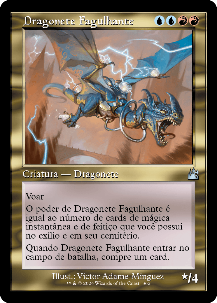 Dragonete Fagulhante / Crackling Drake - Magic: The Gathering - MoxLand