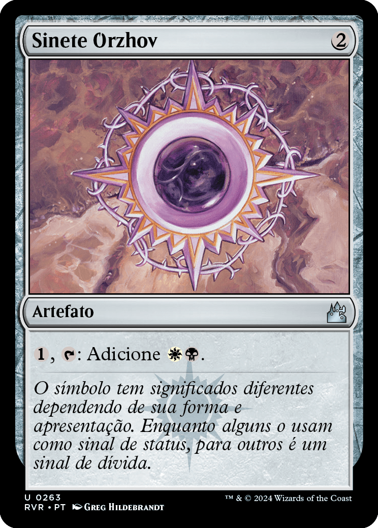 Sinete Orzhov / Orzhov Signet - Magic: The Gathering - MoxLand