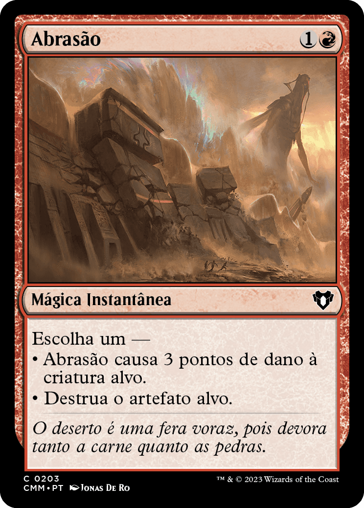 Abrasão / Abrade - Magic: The Gathering - MoxLand