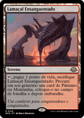 Lamaçal Ensanguentado / Bloodstained Mire - Magic: The Gathering - MoxLand