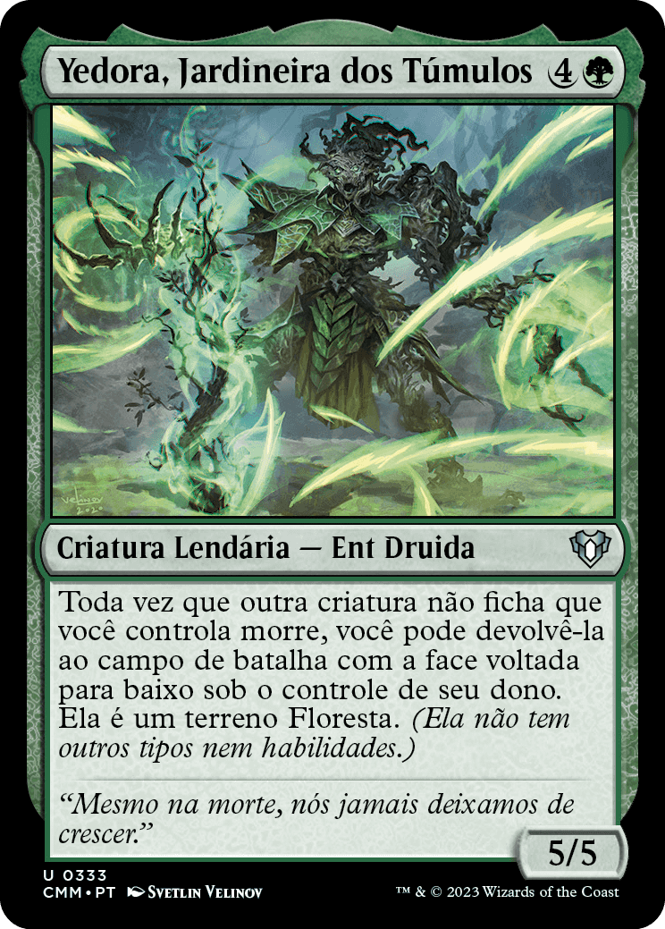 Yedora, Jardineira dos Túmulos / Yedora, Grave Gardener - Magic: The Gathering - MoxLand