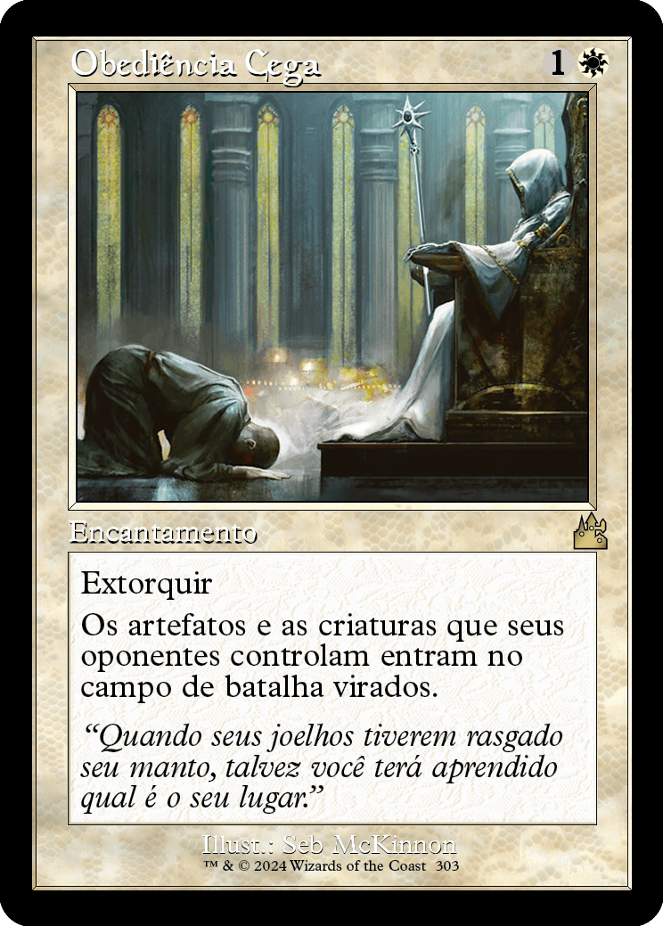 Obediência Cega / Blind Obedience - Magic: The Gathering - MoxLand