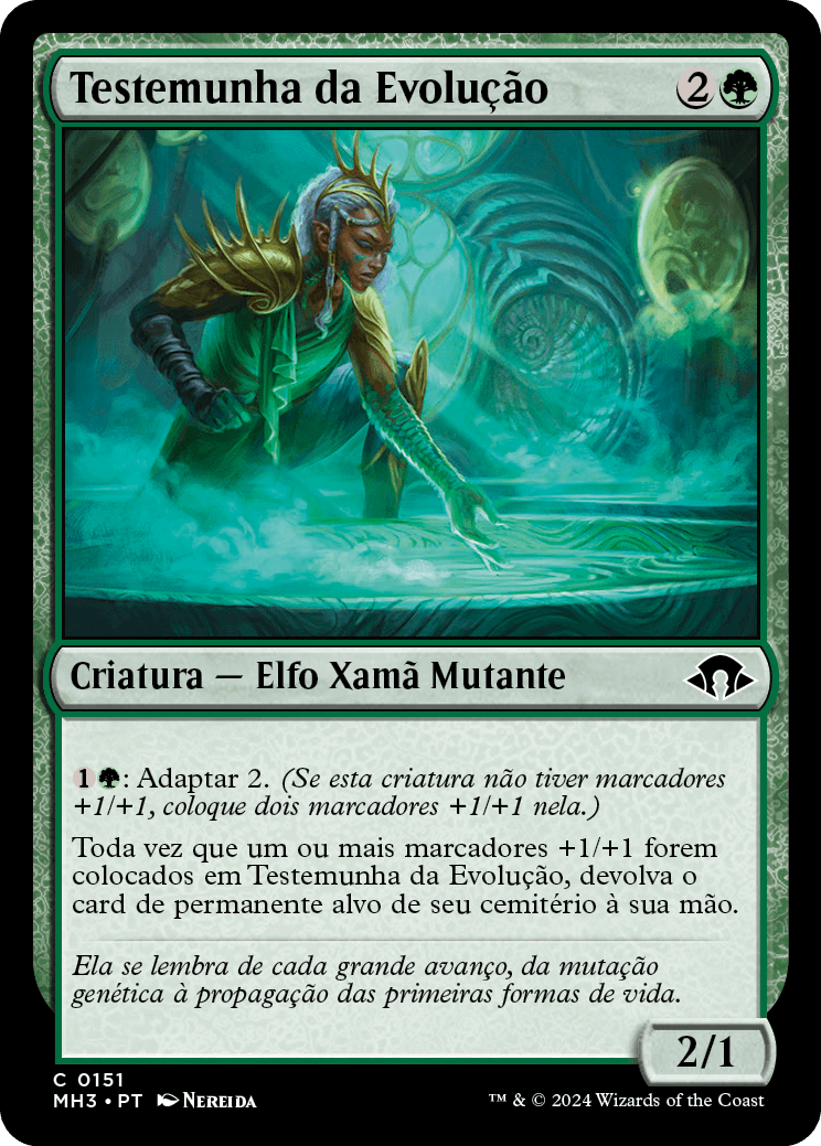Testemunha da Evolução / Evolution Witness - Magic: The Gathering - MoxLand