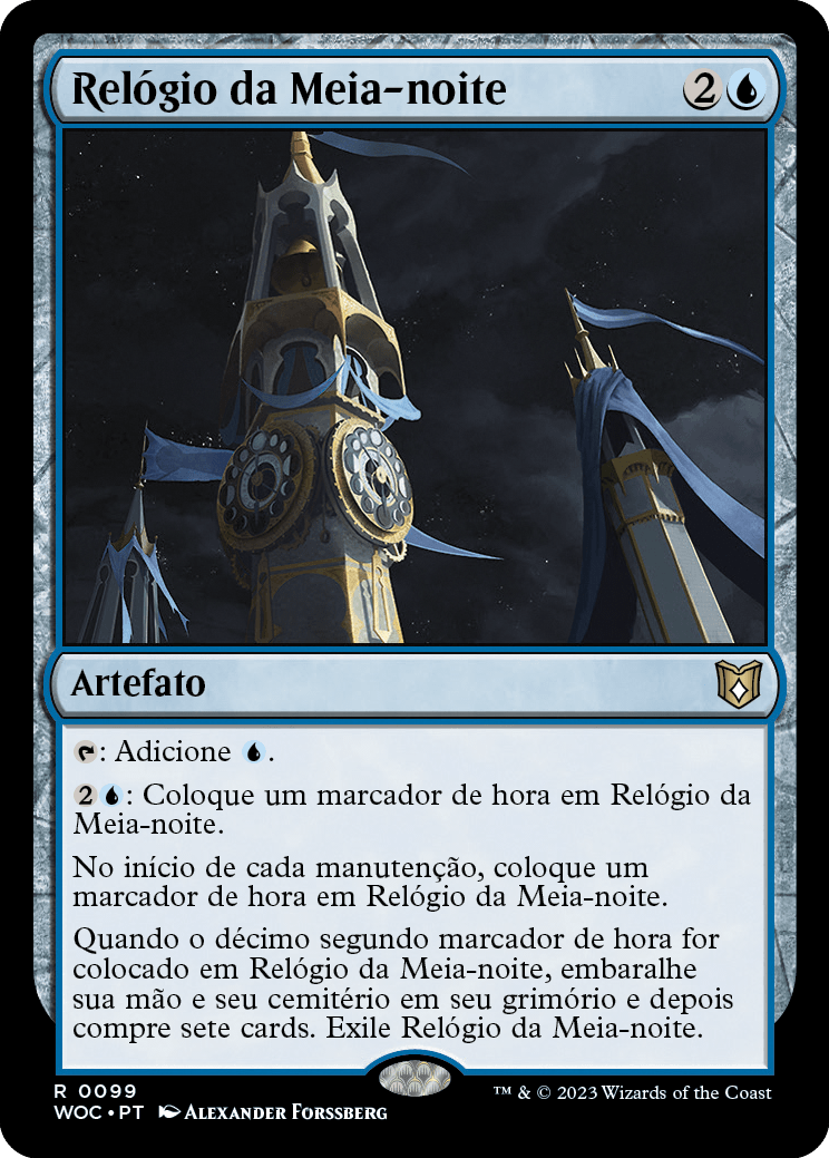 Relógio da Meia-noite / Midnight Clock - Magic: The Gathering - MoxLand