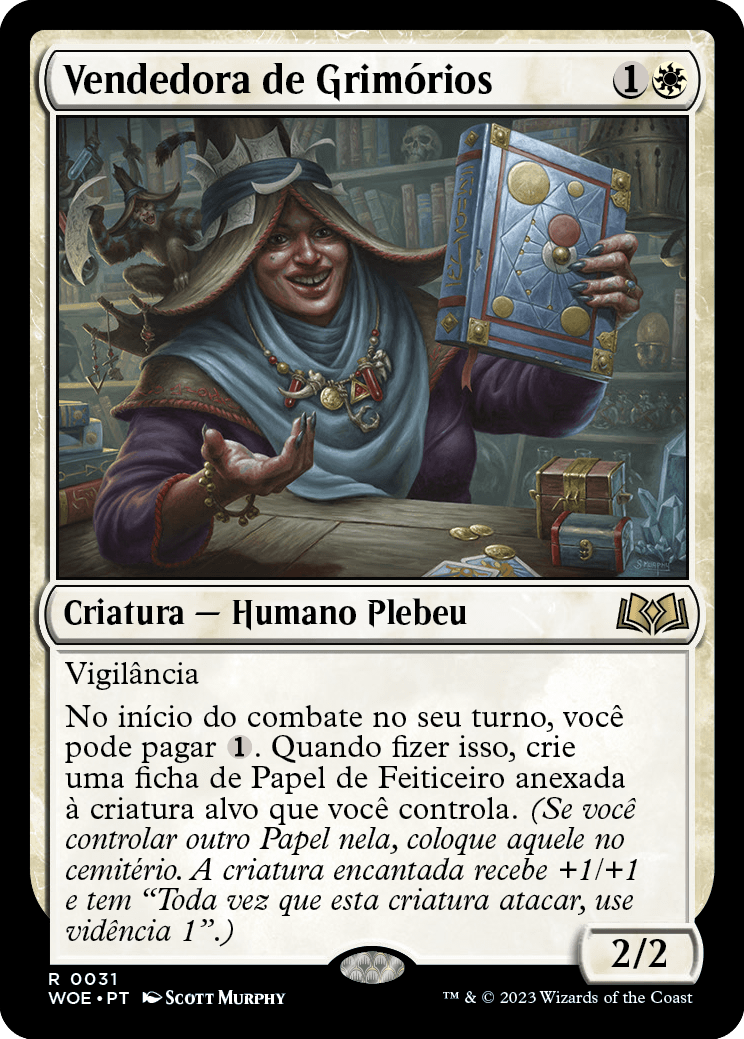 Vendedora de Grimórios / Spellbook Vendor - Magic: The Gathering - MoxLand