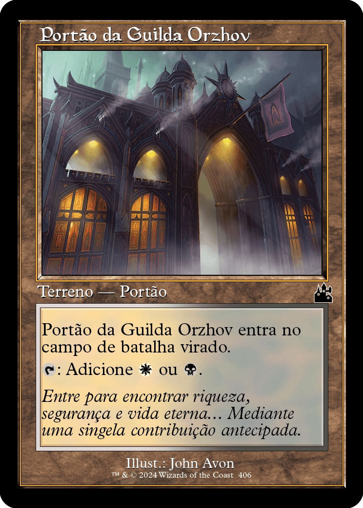 Portão da Guilda Orzhov / Orzhov Guildgate - Magic: The Gathering - MoxLand