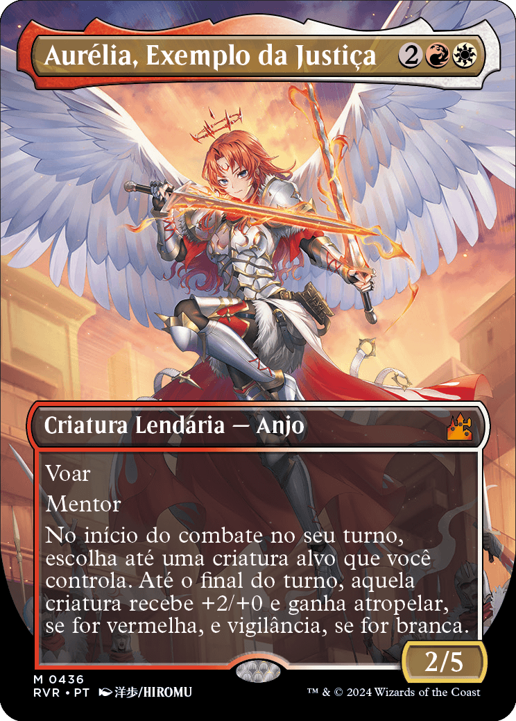 Aurélia, Exemplo da Justiça / Aurelia, Exemplar of Justice - Magic: The Gathering - MoxLand