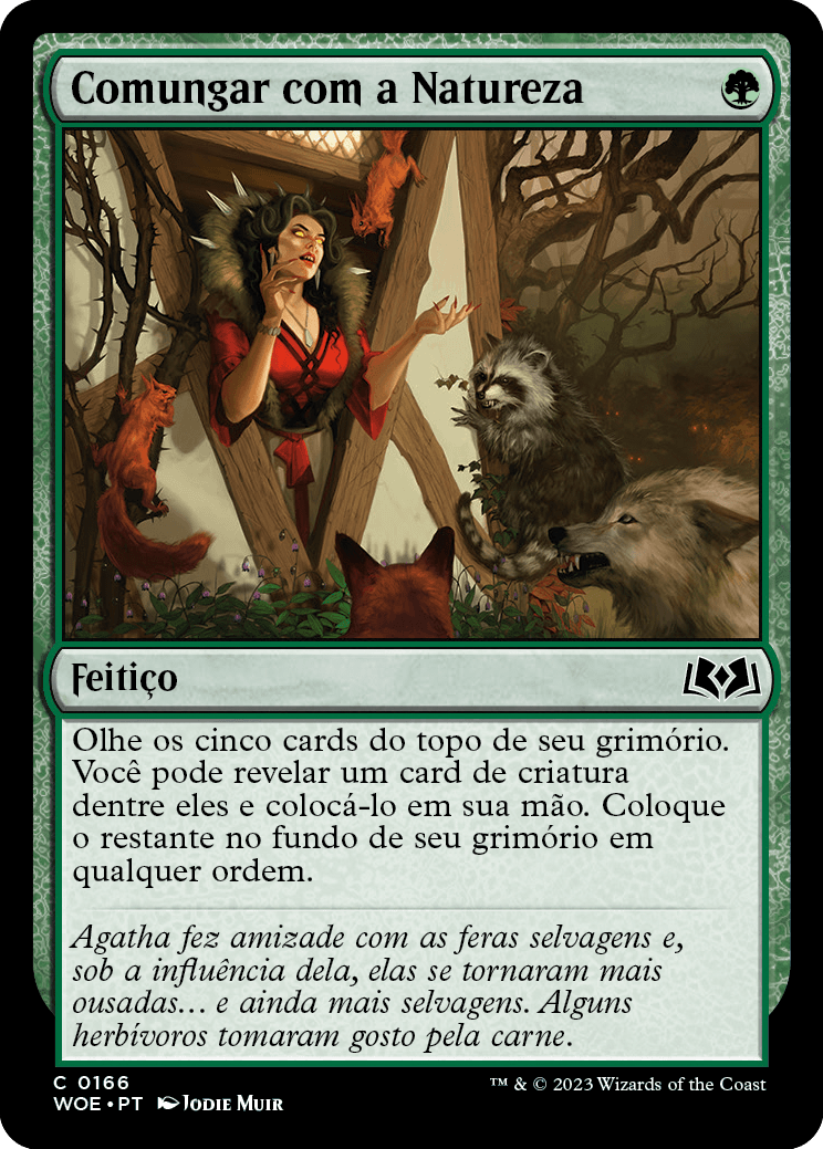 Comungar com a Natureza / Commune with Nature - Magic: The Gathering - MoxLand