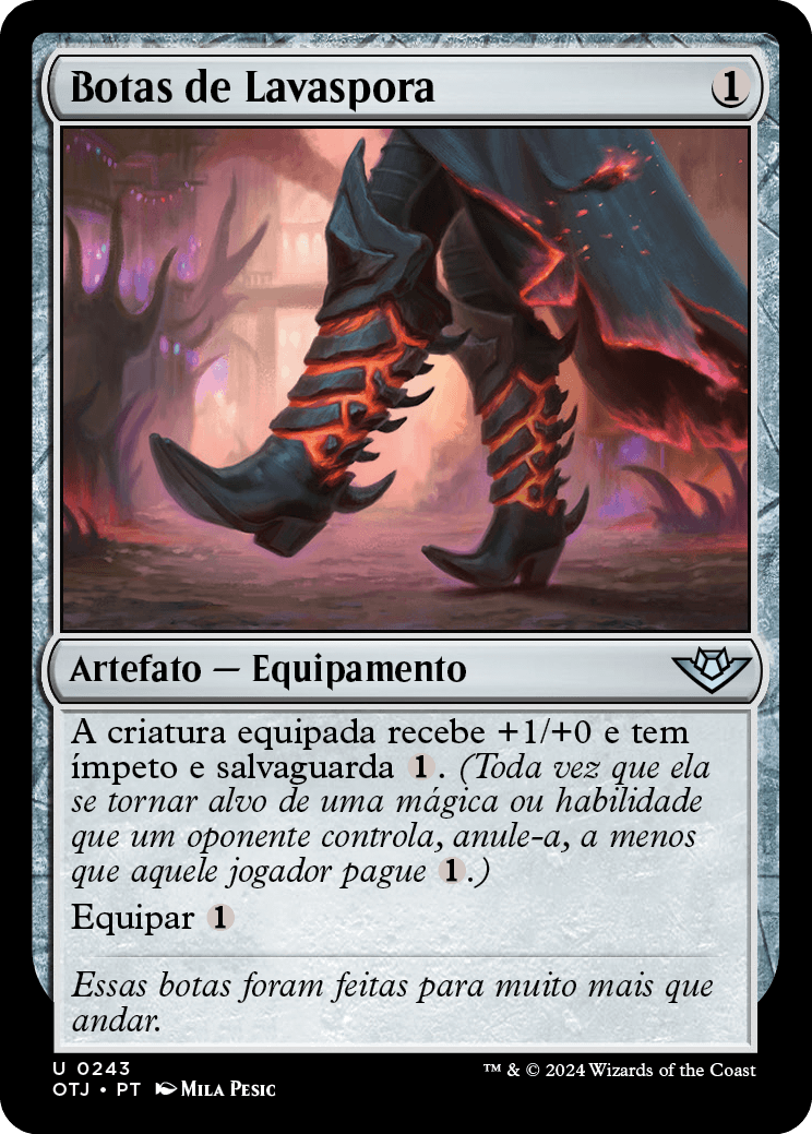 Botas de Lavaspora / Lavaspur Boots - Magic: The Gathering - MoxLand