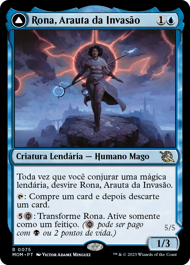 Rona, Arauta da Invasão / Rona, Herald of Invasion - Magic: The Gathering - MoxLand