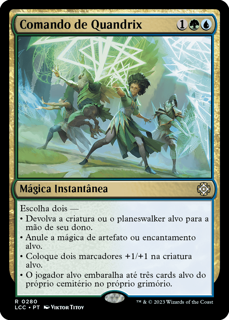 Comando de Quandrix / Quandrix Command - Magic: The Gathering - MoxLand