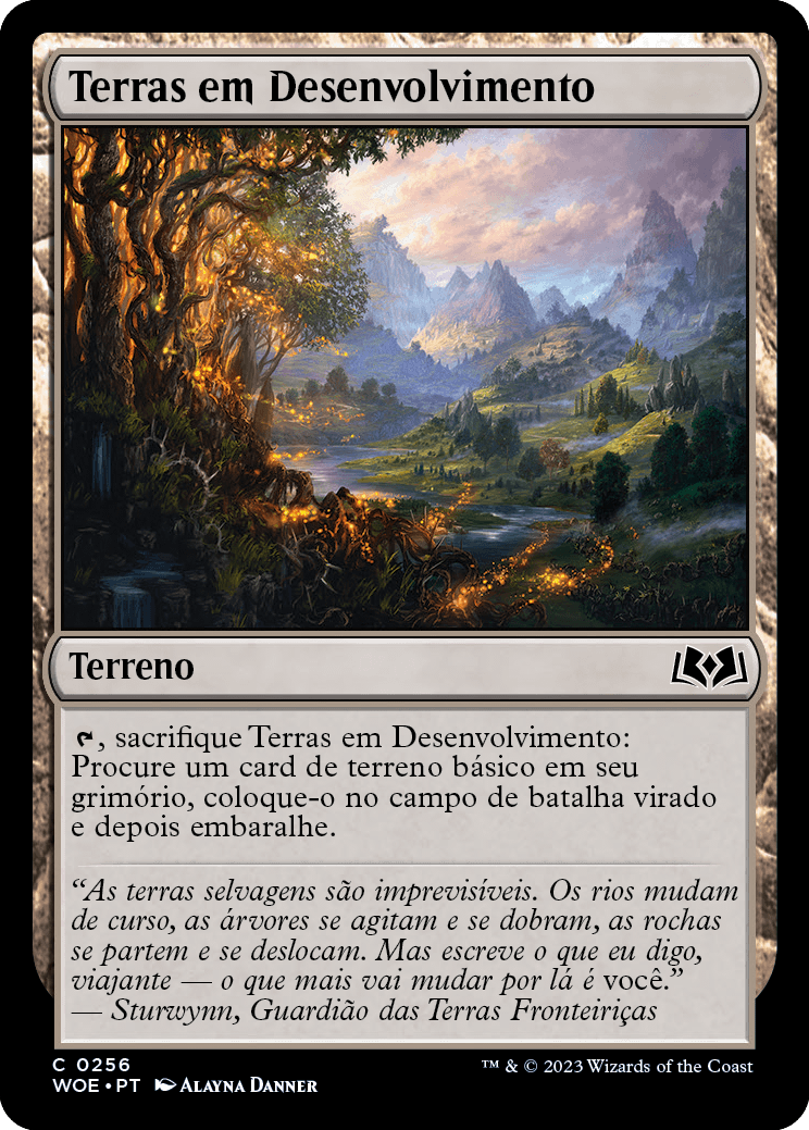 Terras em Desenvolvimento / Evolving Wilds - Magic: The Gathering - MoxLand