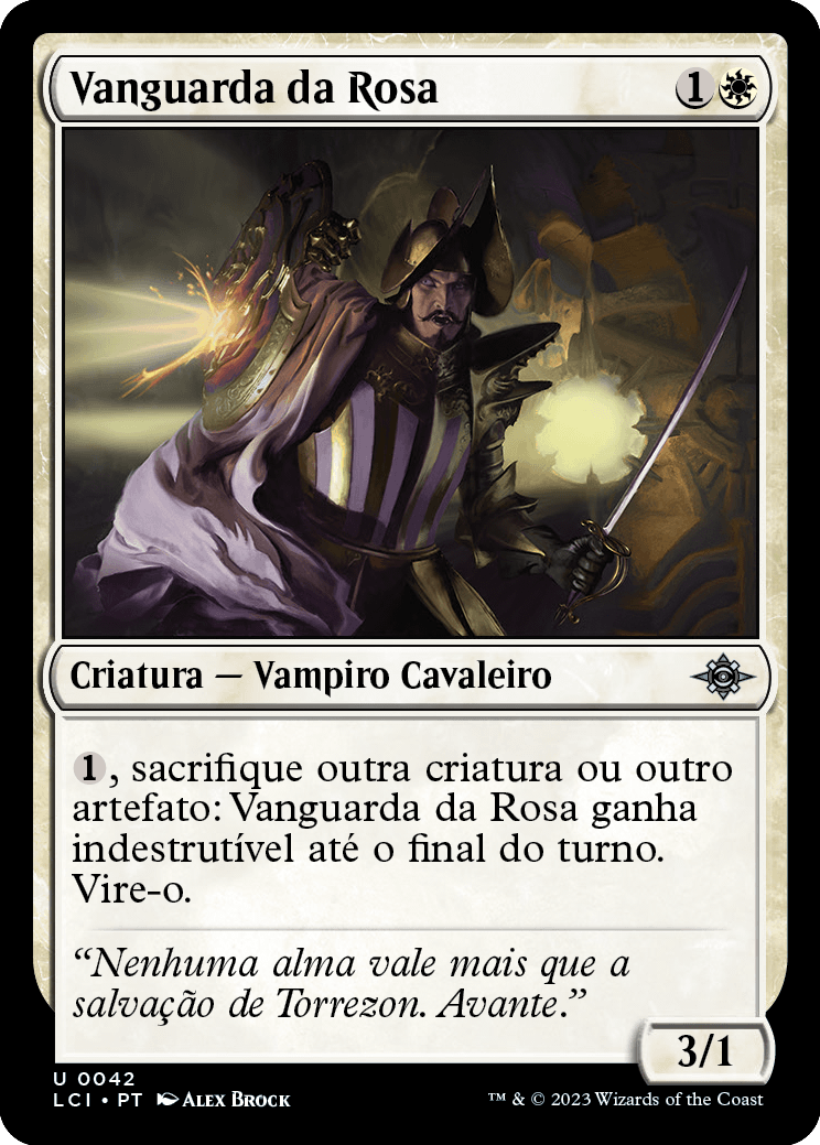 Vanguarda da Rosa / Vanguard of the Rose - Magic: The Gathering - MoxLand