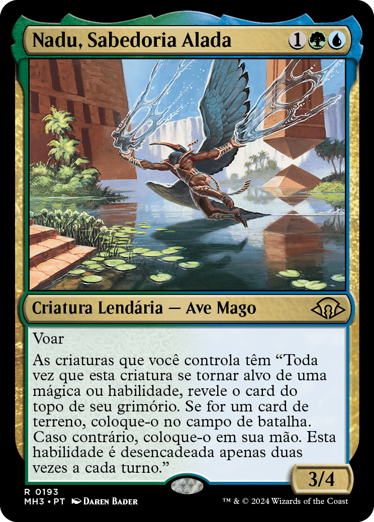 Nadu, Sabedoria Alada / Nadu, Winged Wisdom - Magic: The Gathering - MoxLand